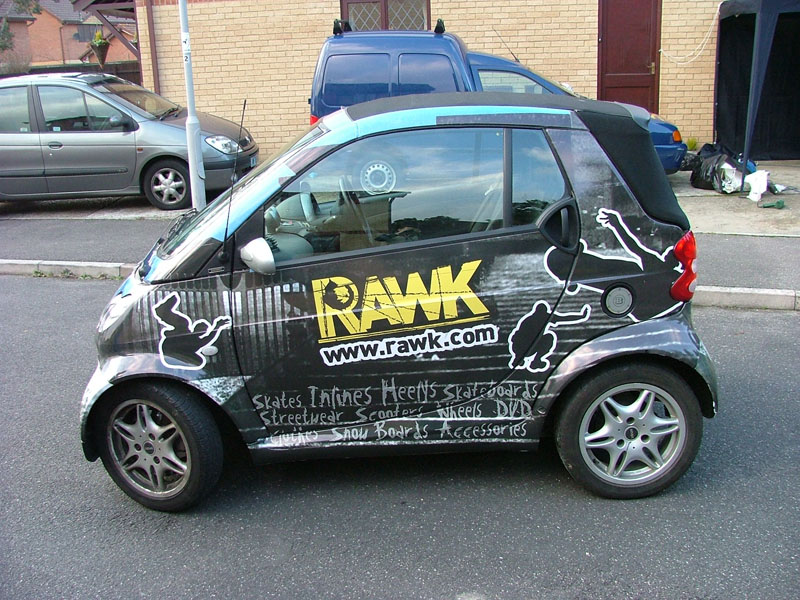 Rawk Smart Car Wrap